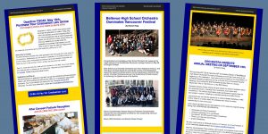 Writes, edits and designs the BHS Orchestra Booster Club Newsletter, SY 2016-2019 using Mailchimp to design, edit and build an audience