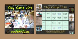 Designed NWPCG Clay Camp eposters and promos published in Facebook and Instagram