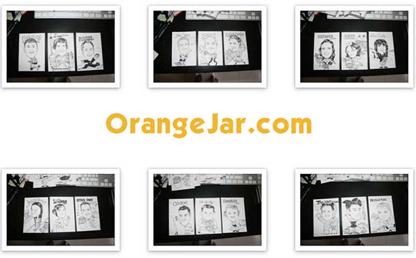 OrangeJar Caricatures